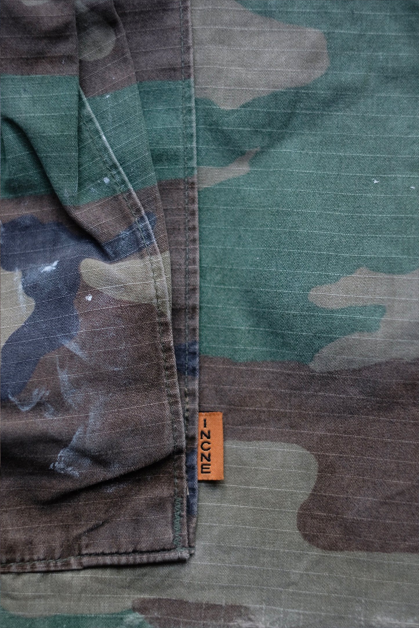 SASHIKO BAGGY CAMO  SHORTS