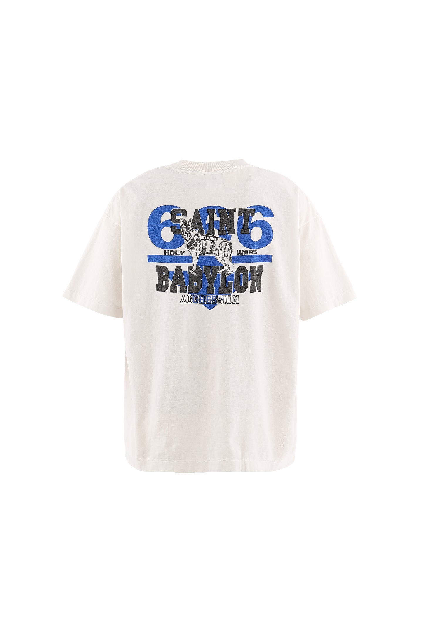 BBLN_SS TEE/SAINT BABYLON/WHT