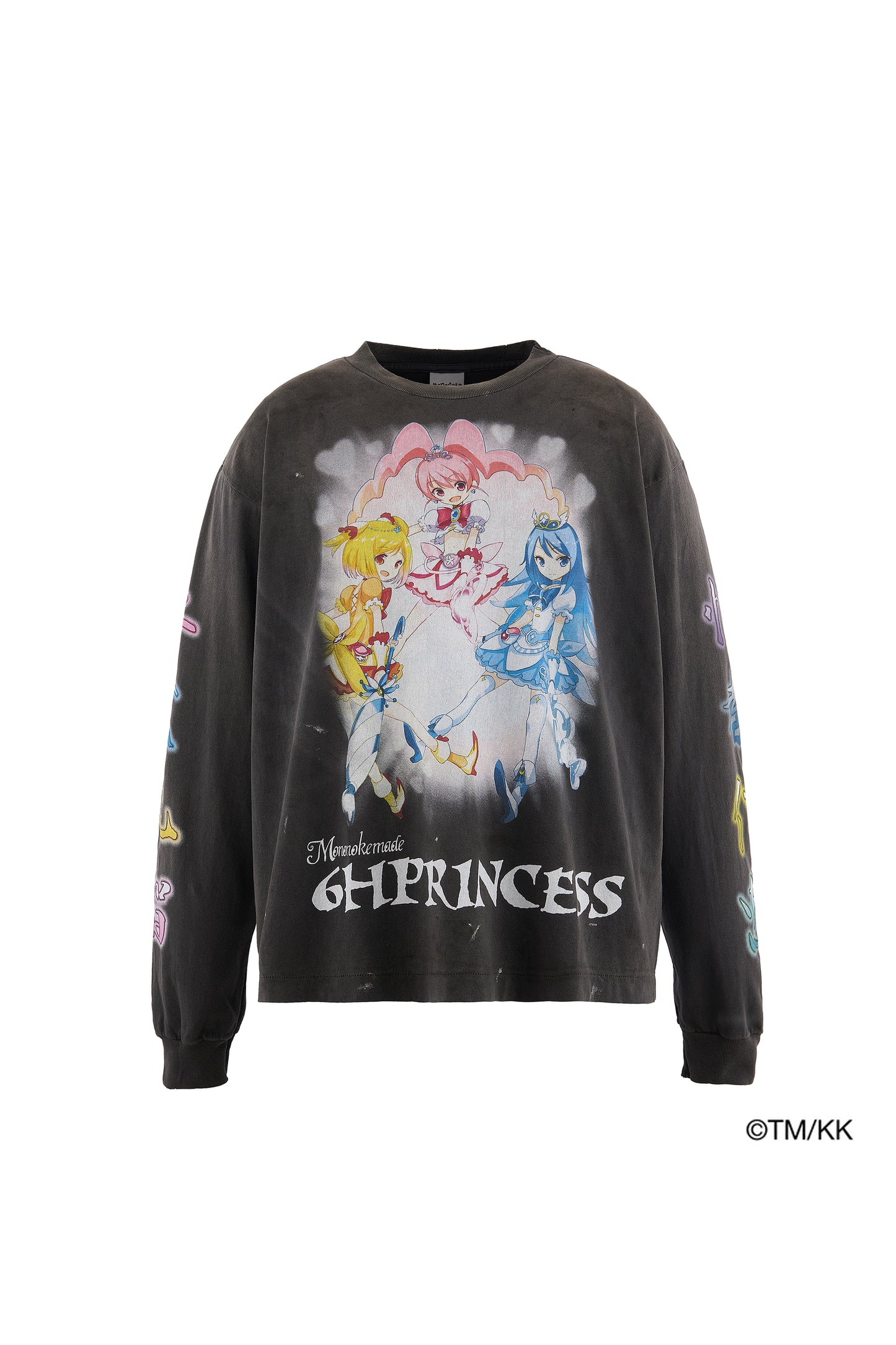 LS T-SHIRT/SUPERFLAT/BLACK