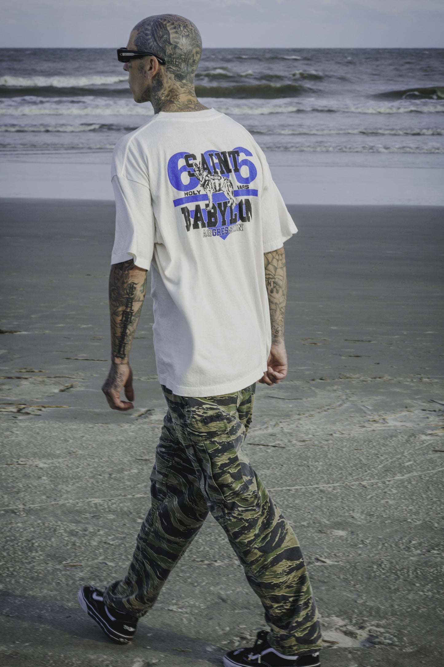 BBLN_SS TEE/SAINT BABYLON/WHT