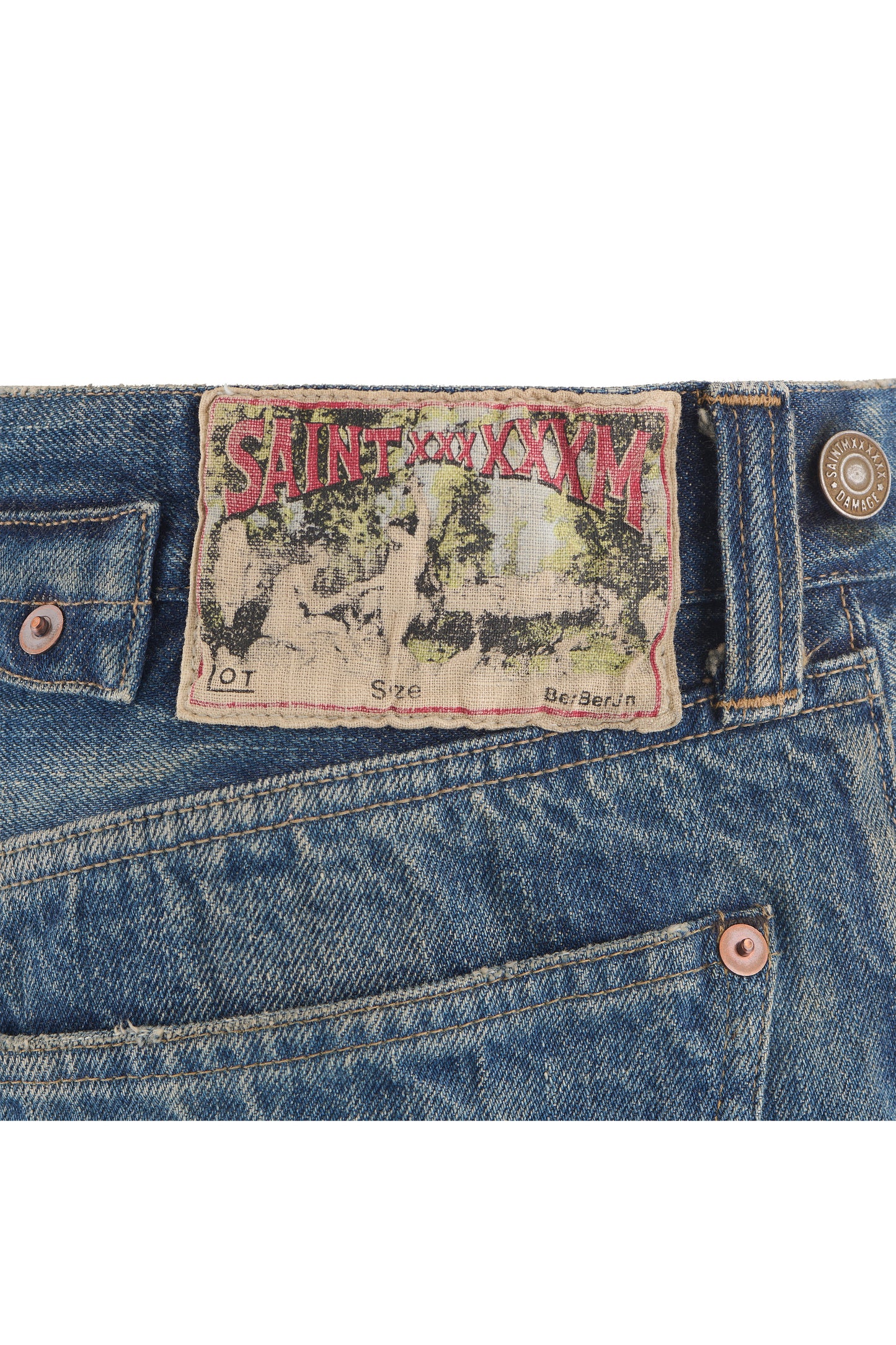 BB_DENIM PNT/ 5PKTS DAMAGE