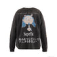 LS T-SHIRT/SUPERFLAT/BLACK
