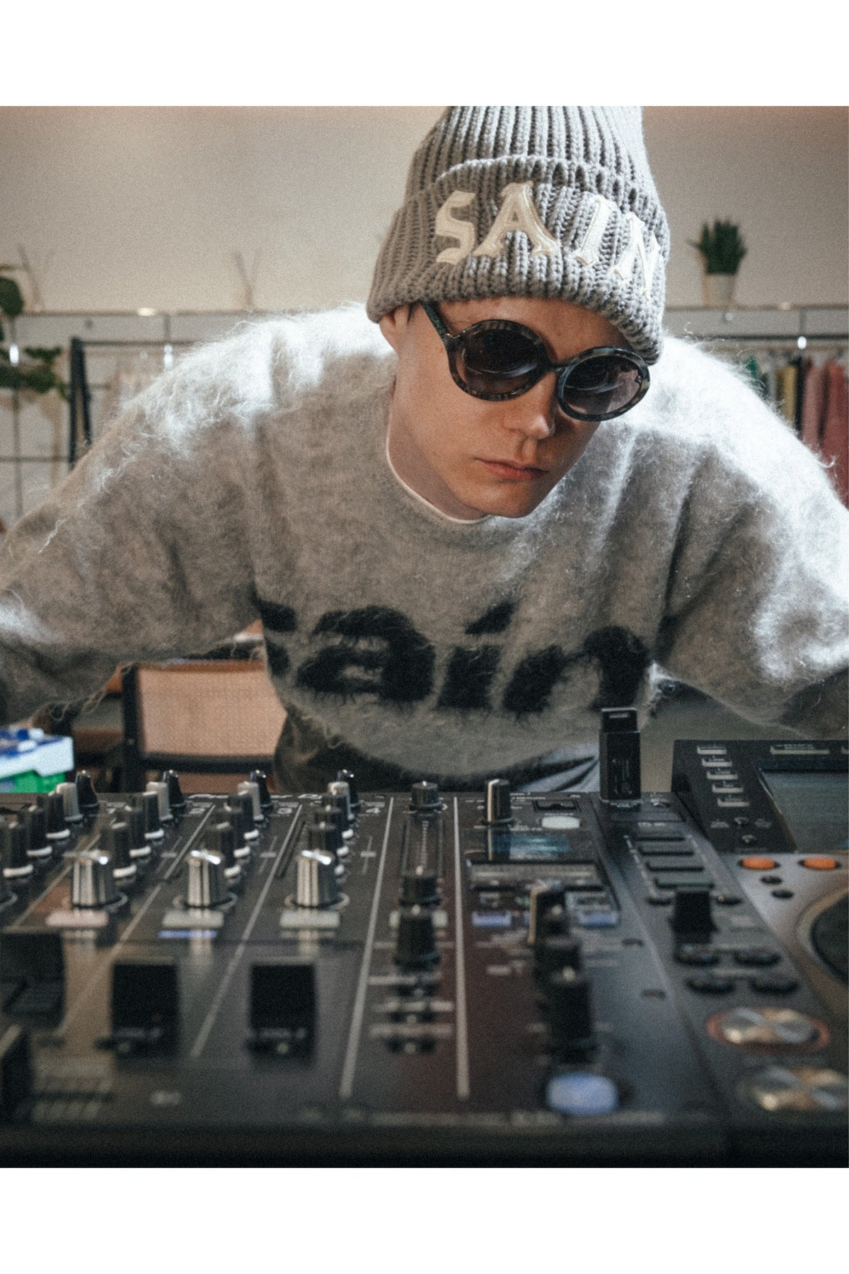 KNIT CAP/SAINT/GRAY