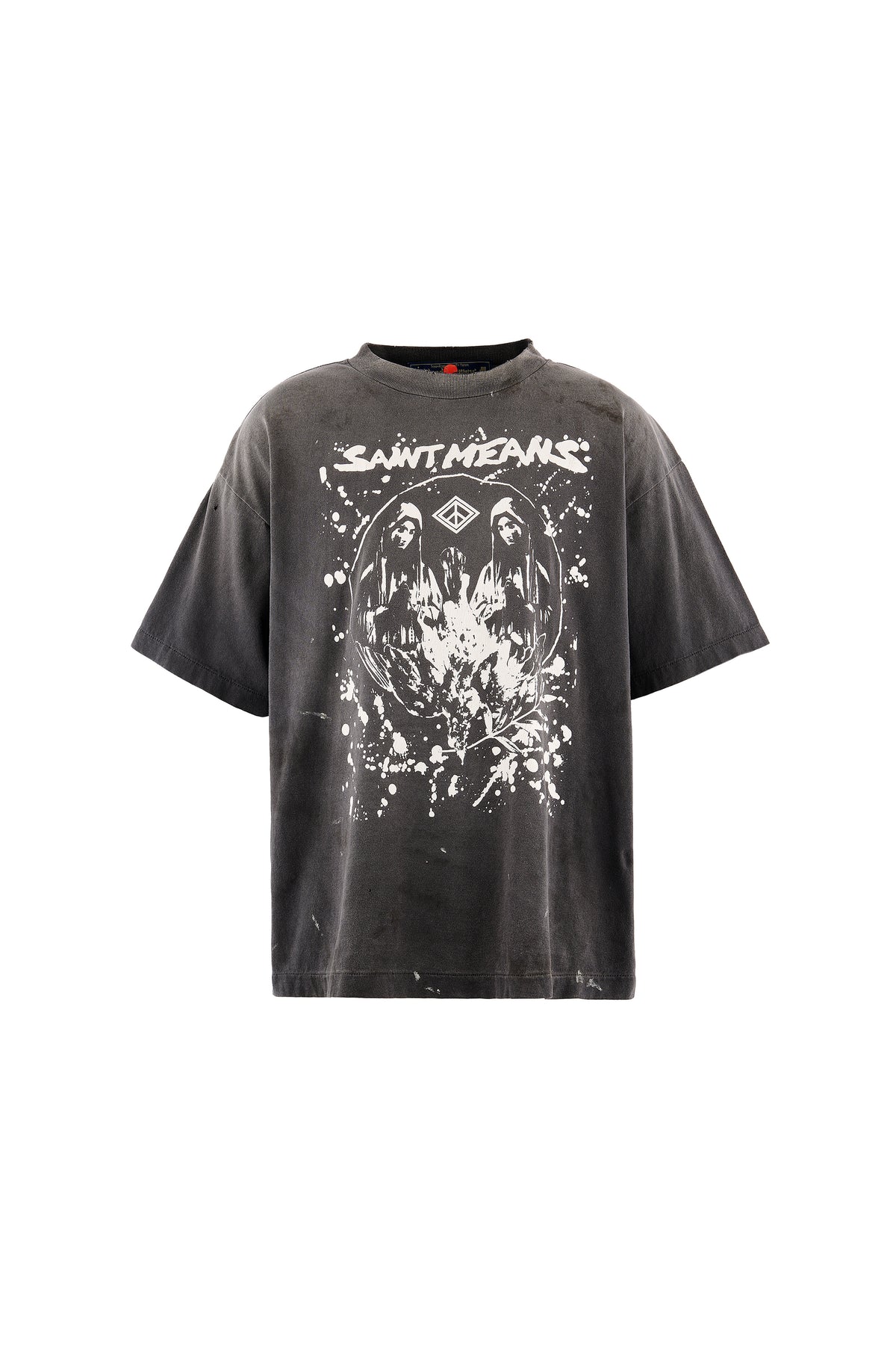 BKM_SS T-SHIRT/SAINT MEANS/BLACK