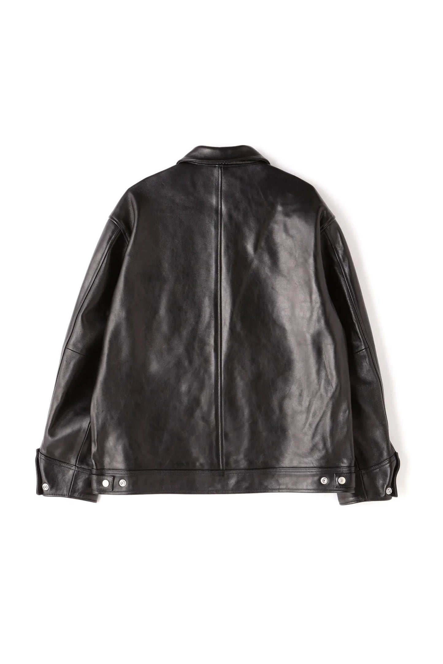 LEATHER TRACKER JACKET