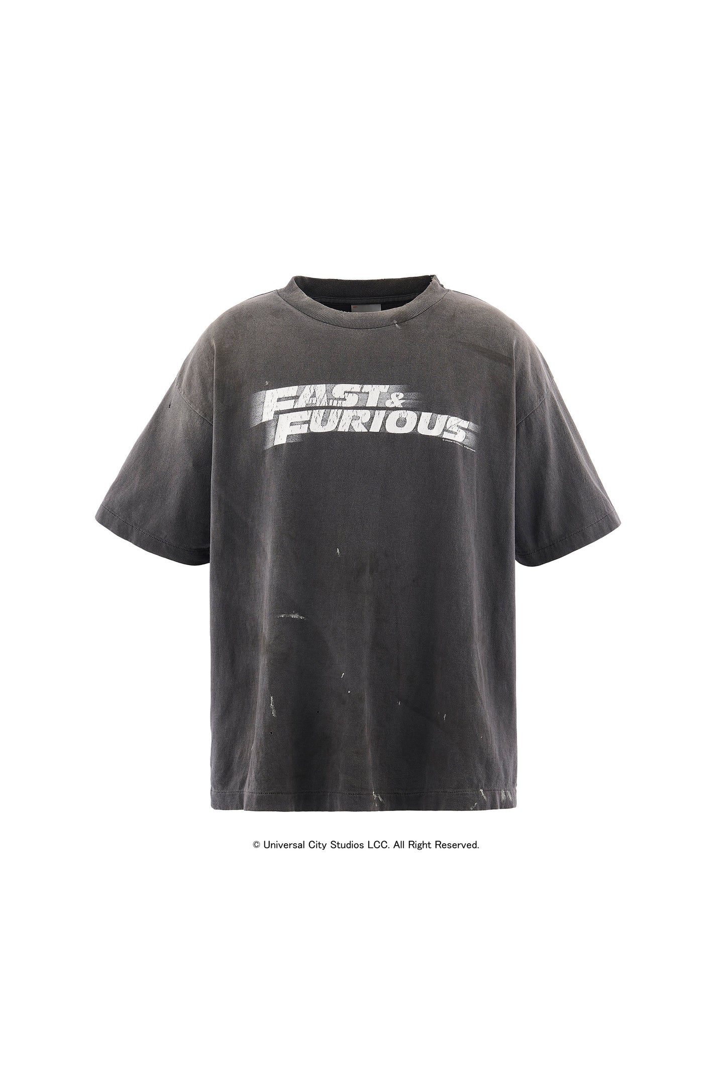 FF_SS T-SHIRT/FAST FURIOUS/BLK