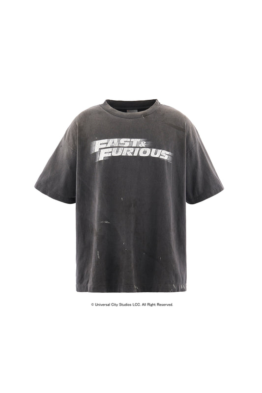FF_SS T-SHIRT/FAST FURIOUS/BLK