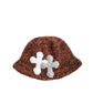 3D cross knit hat