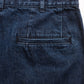 DENIM TWO TUCK TROUSERS