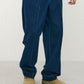 DENIM TWO TUCK TROUSERS