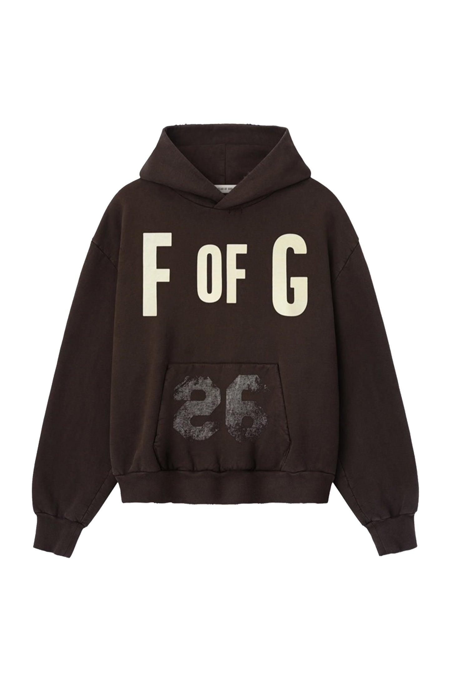 "F OF G" CLASSIC FIT HALF RAGLAN HOODIE W/ POCKET