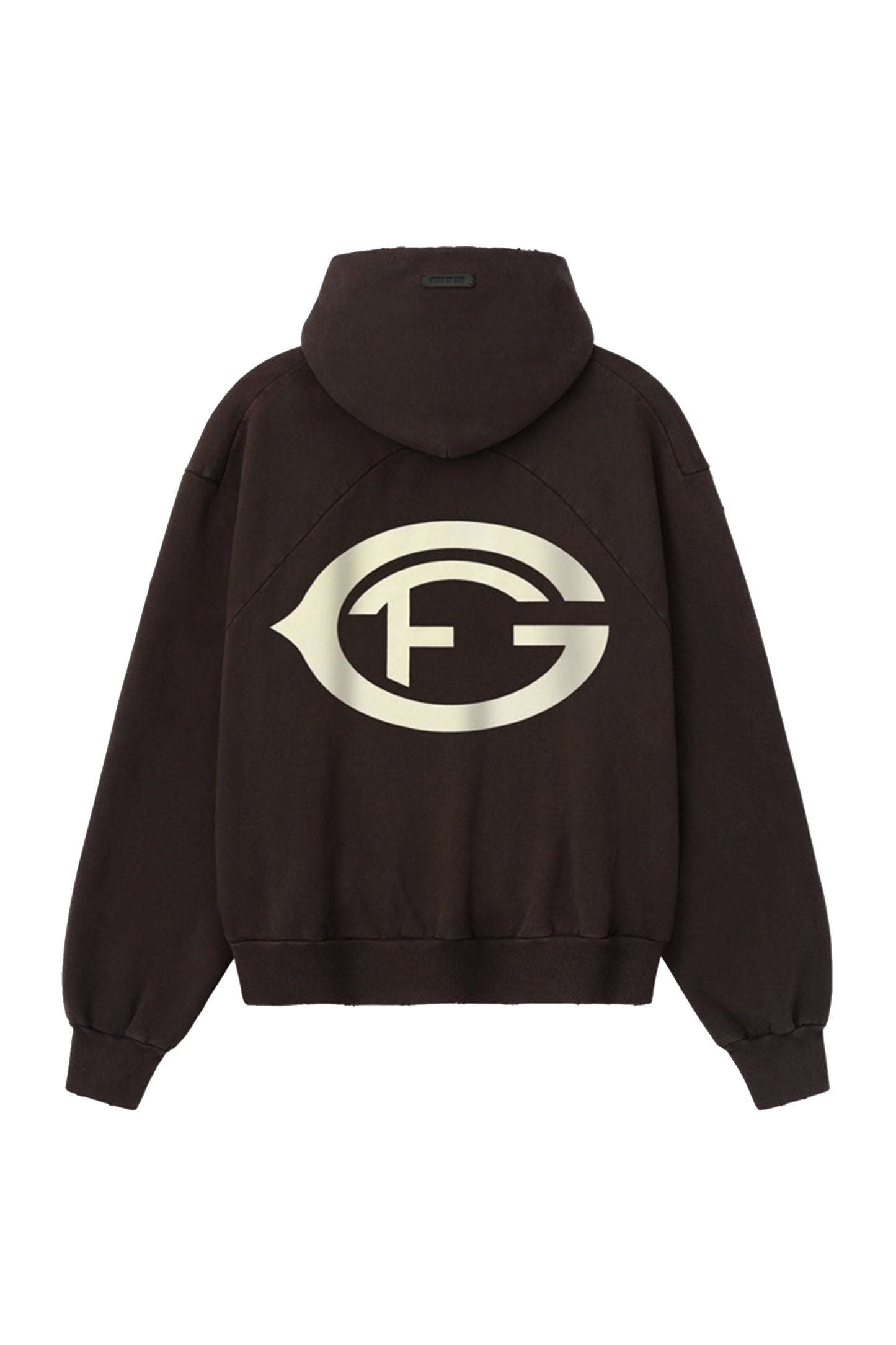 "F OF G" CLASSIC FIT HALF RAGLAN HOODIE W/ POCKET