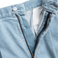 DENIM TWO TUCK TROUSERS