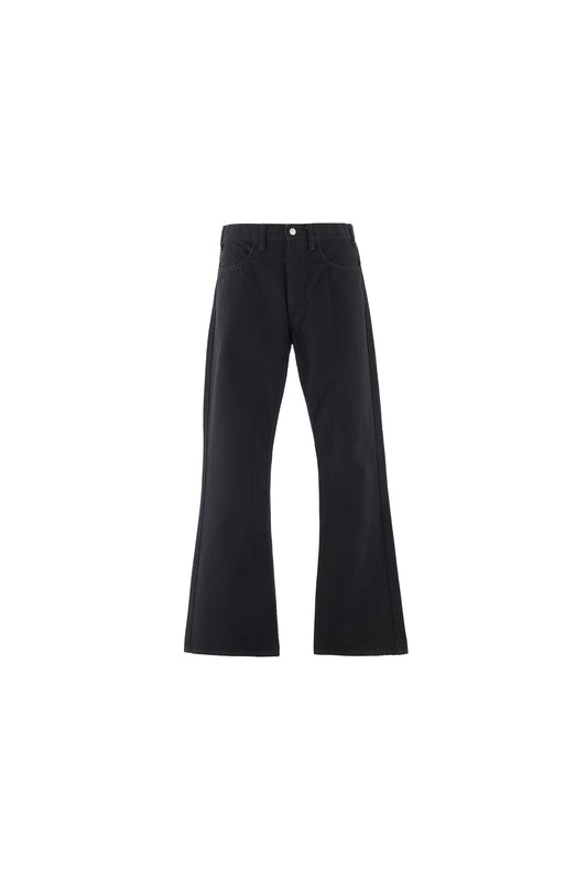 BLK FLARE DENIM PANTS/FLARE/BLK