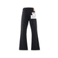 BLK FLARE DENIM PANTS/FLARE/BLK