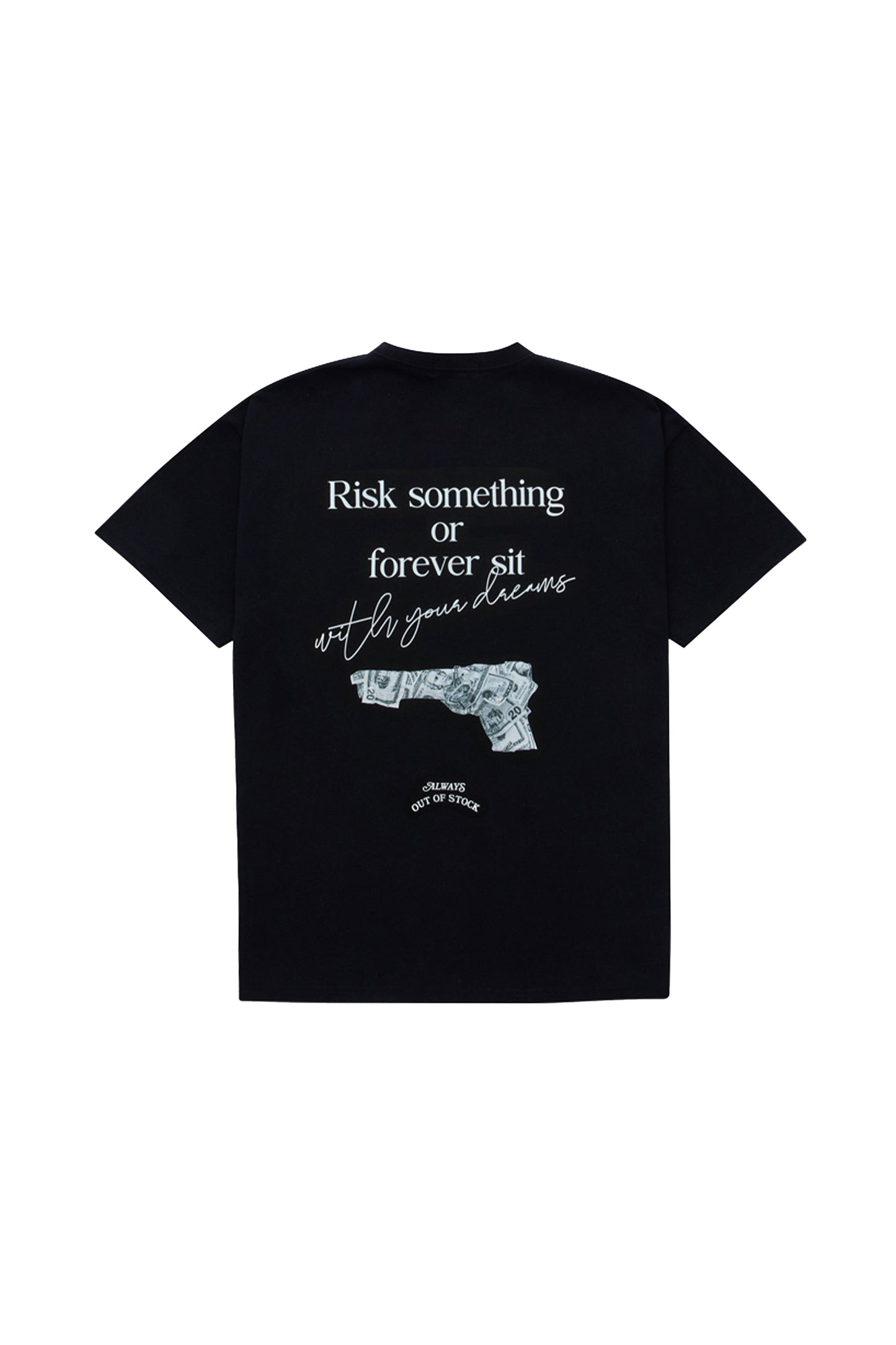 RISK SOMETHING OR FOREVER SITS/S TEE