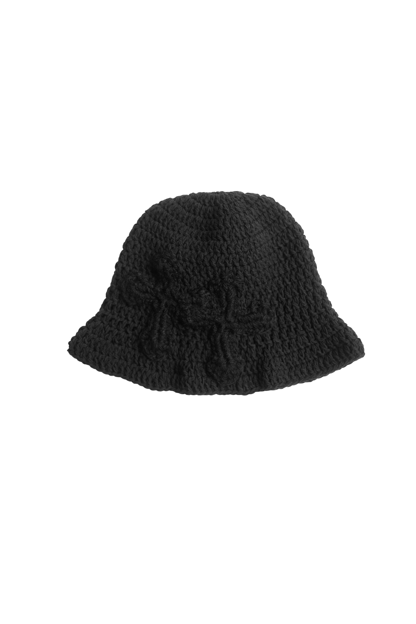 3D cross knit hat