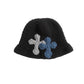 3D cross knit hat