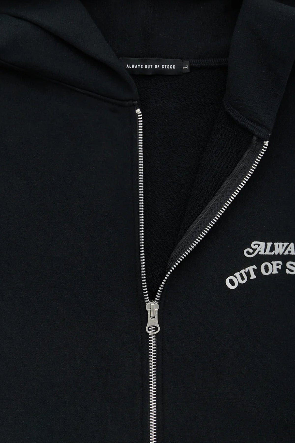 BASIC LOGO ZIP HOODIE