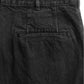 DENIM TWO TUCK TROUSERS