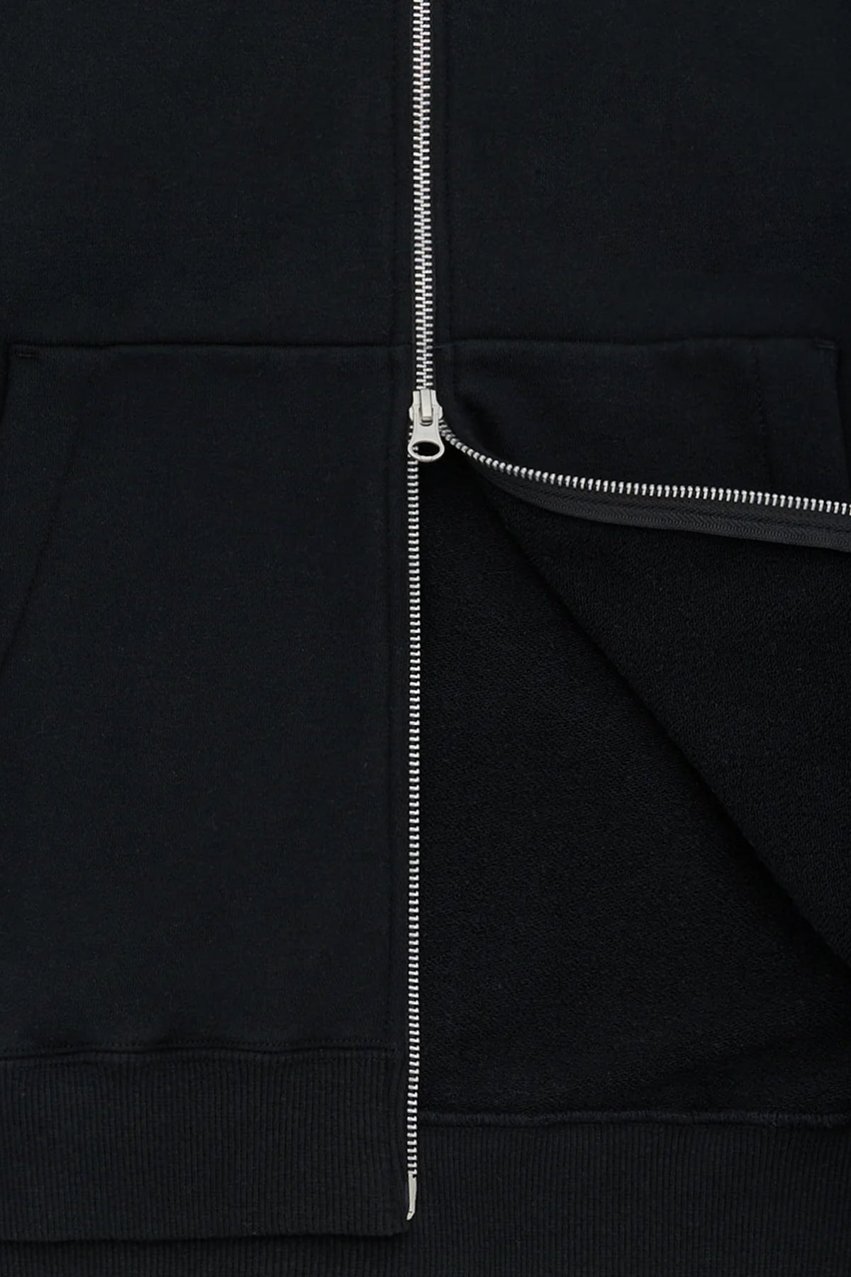 BASIC LOGO ZIP HOODIE