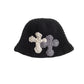 3D cross knit hat