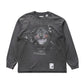 EMBELLISHED DISTRESSED LONG SLEEVES TEE