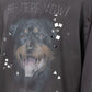 EMBELLISHED DISTRESSED LONG SLEEVES TEE