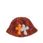 3D cross knit hat