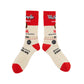 BAPE_SOCKS/FAINAL/ECRU+RED
