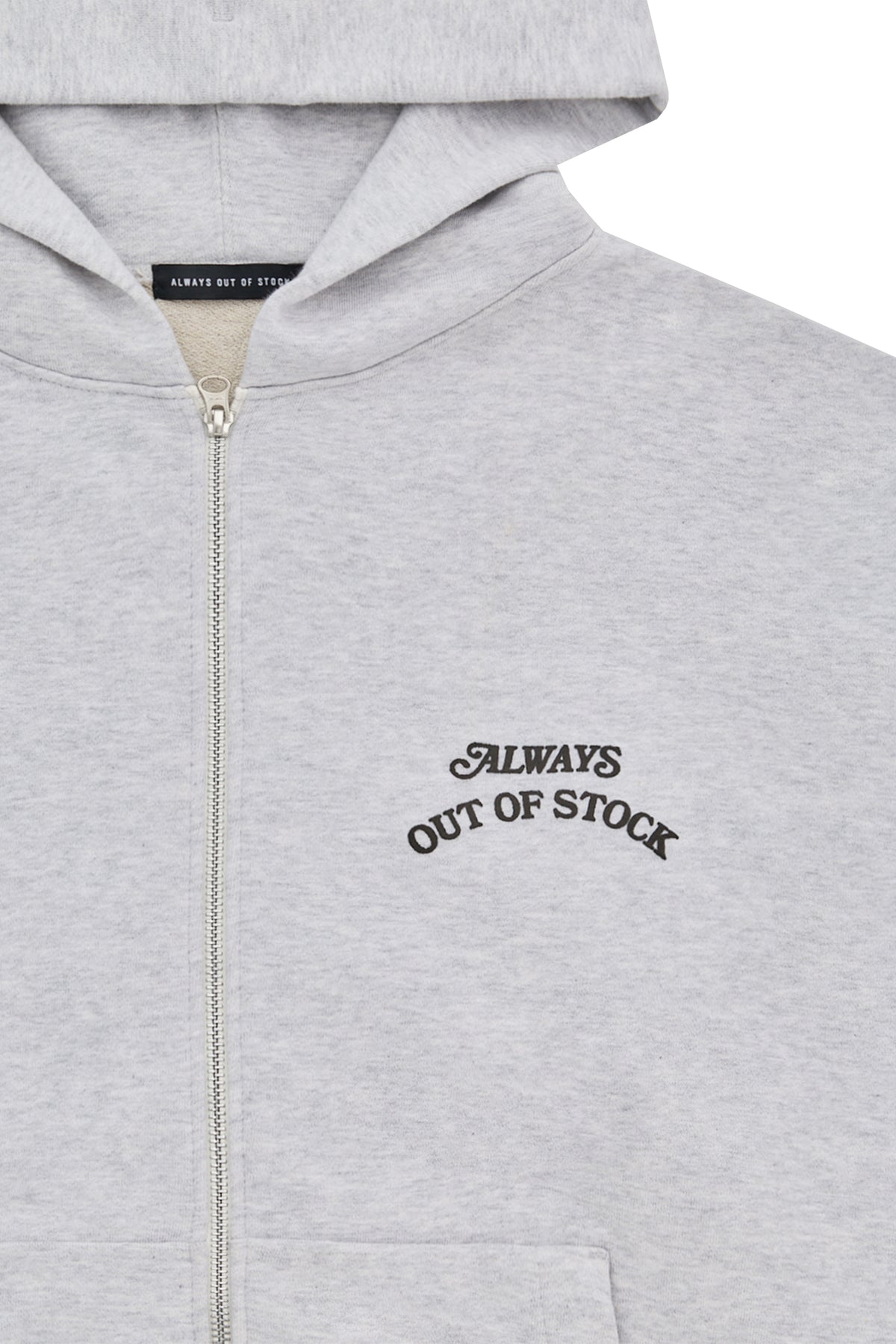 BASIC LOGO ZIP HOODIE