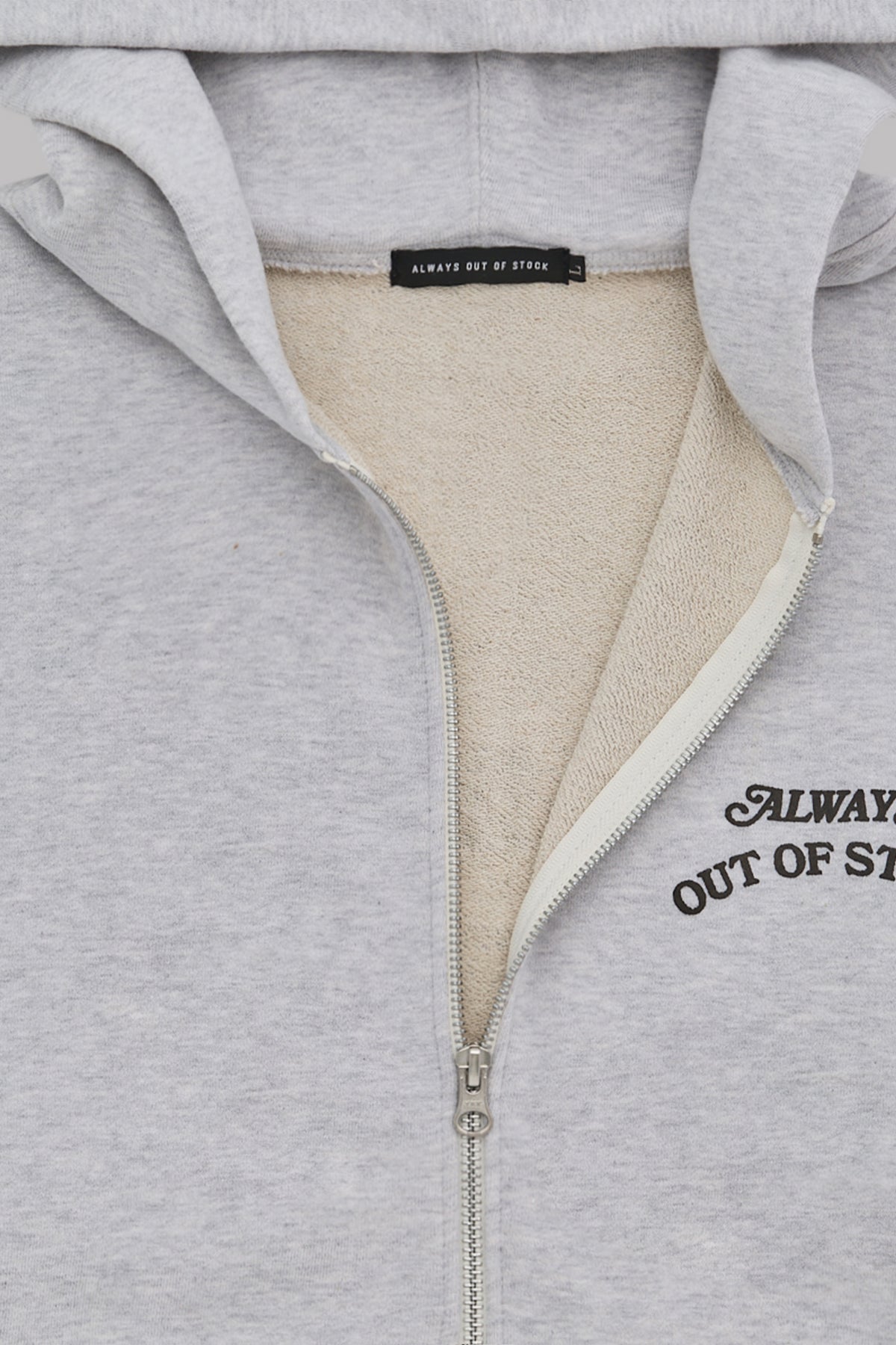 BASIC LOGO ZIP HOODIE