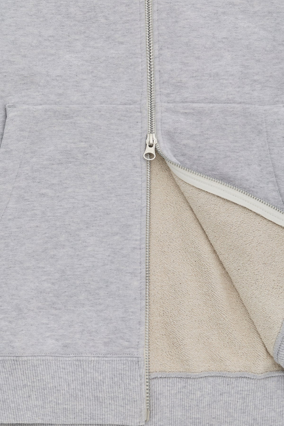 BASIC LOGO ZIP HOODIE