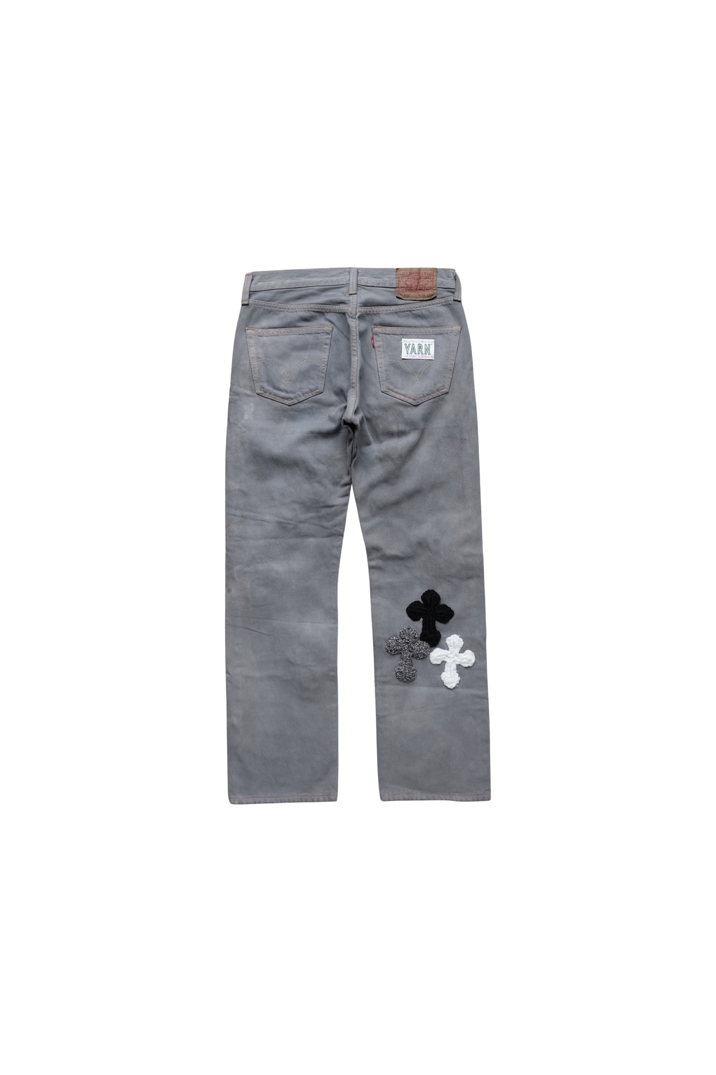 メンズ Y.A.R.N（ヤーン）501 with 3D Cross Denim