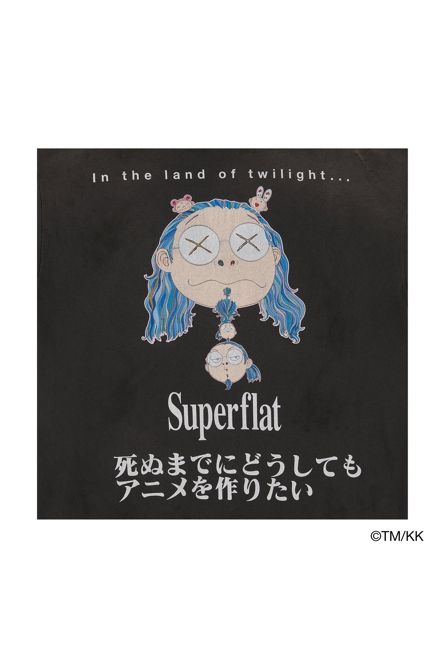 LS T-SHIRT/SUPERFLAT/BLACK