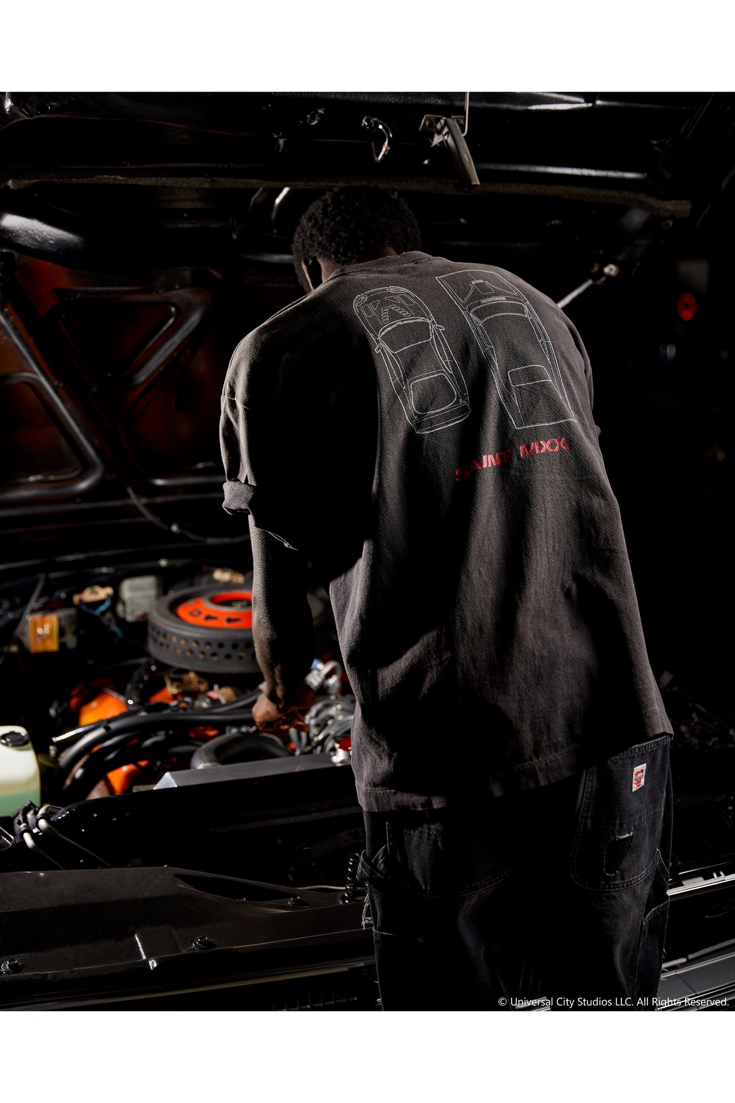 FF_SS T-SHIRT/FAST FURIOUS/BLK