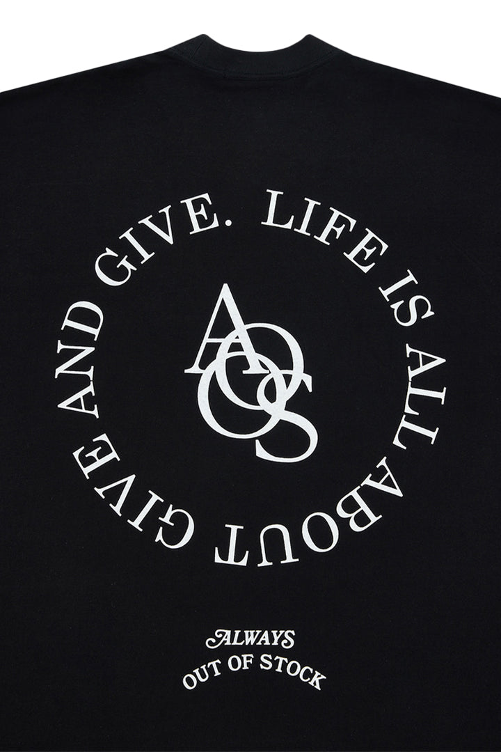 LIFE IS G&G DROP SHOULDER S/S TEE