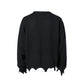KLF_CREW NECK KNIT/KLF/BLACK