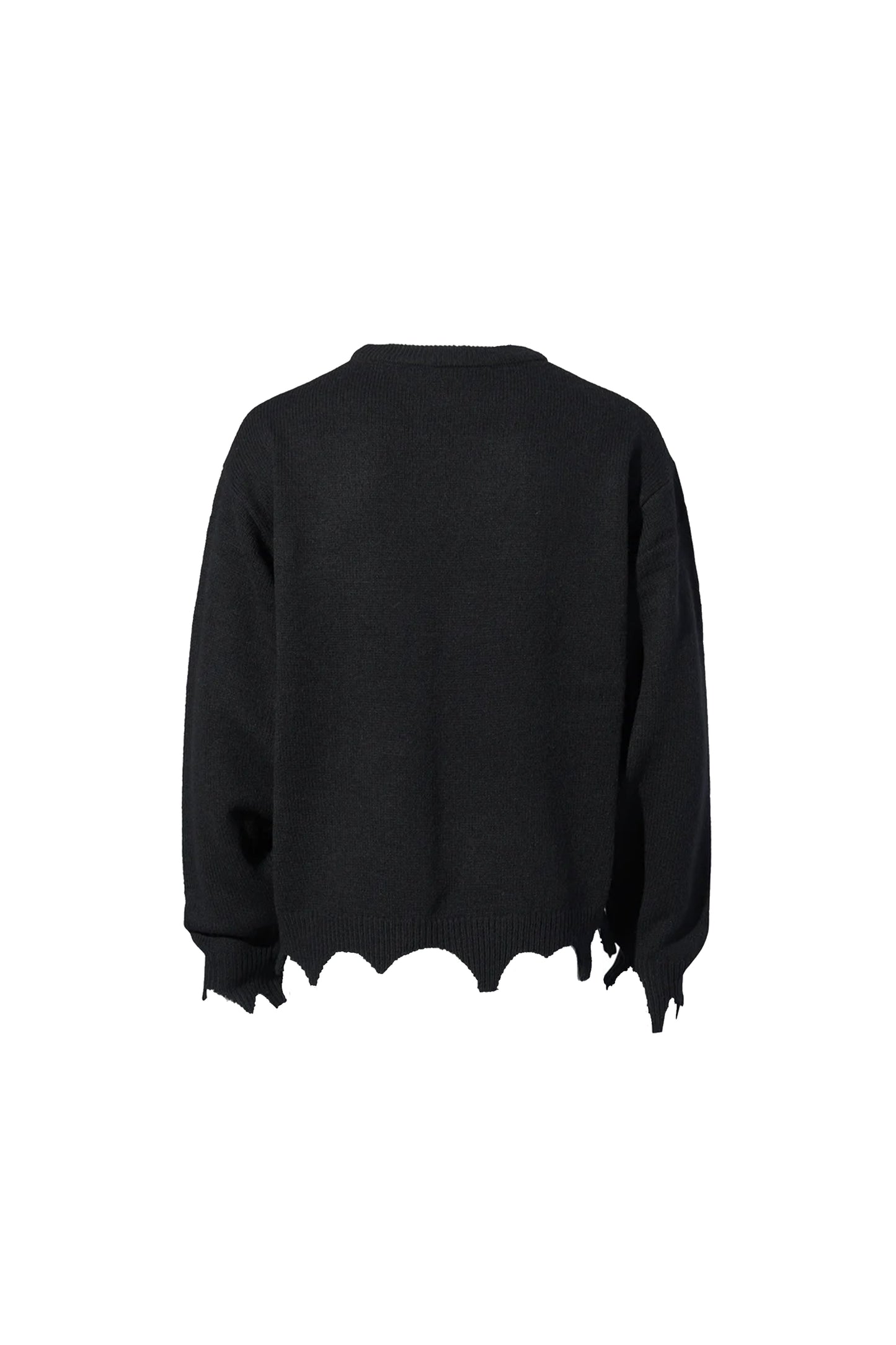 KLF_CREW NECK KNIT/KLF/BLACK