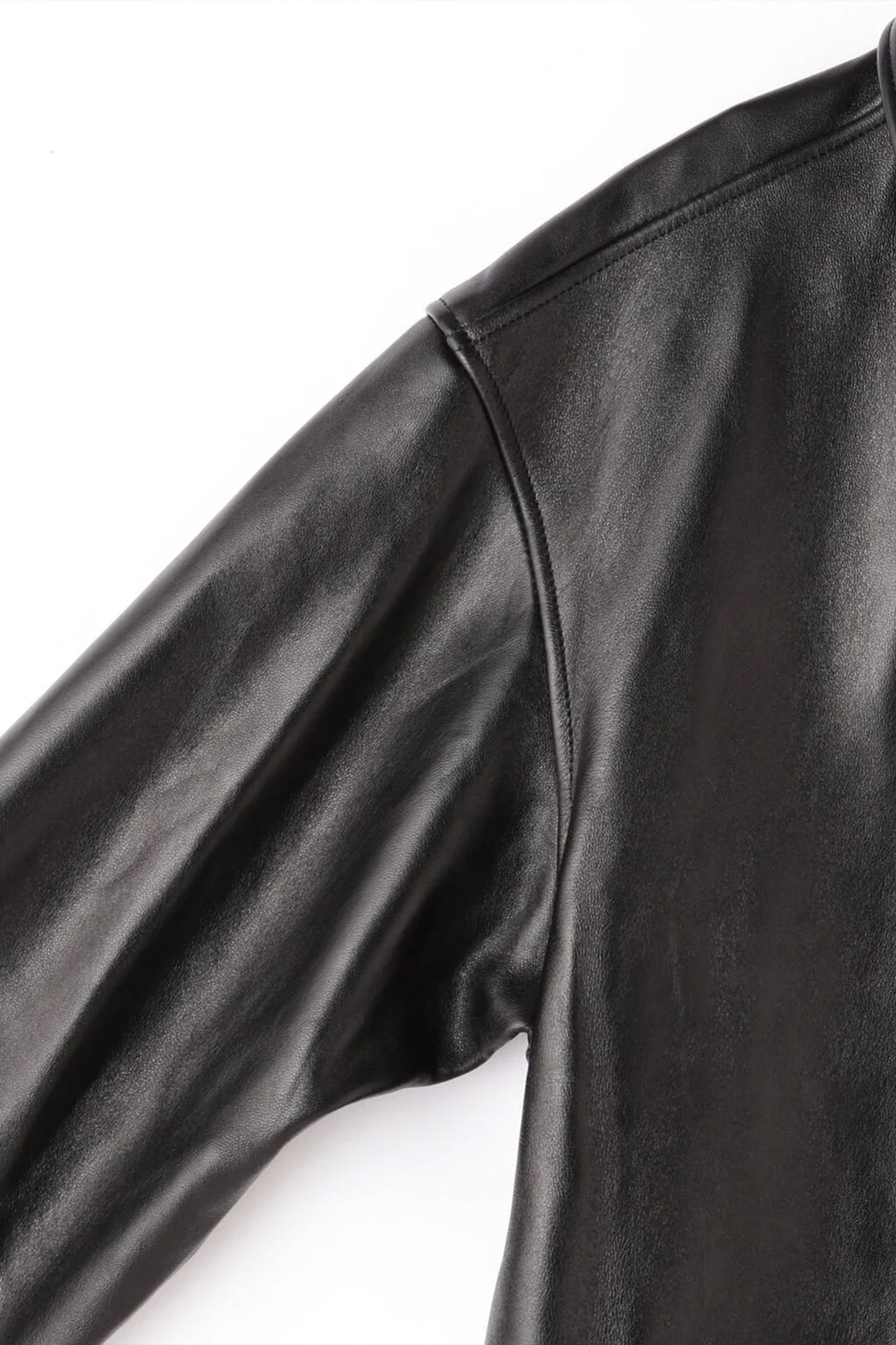 LEATHER TRACKER JACKET