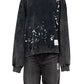 EMBELLISHED BLEACHED PULLOVER