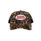 Stamp Logo Leopard Trucker Hat