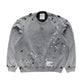 EMBELLISHED BLEACHED PULLOVER
