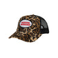 Stamp Logo Leopard Trucker Hat