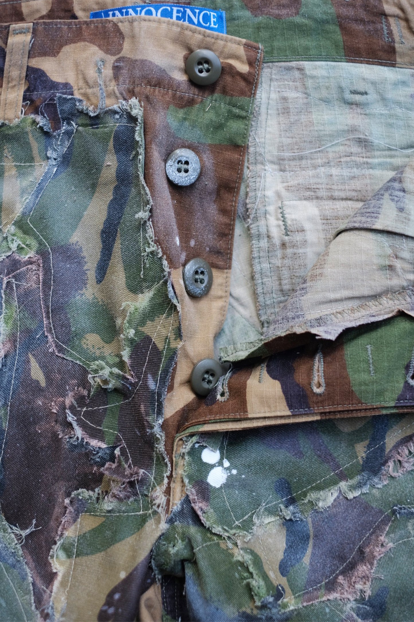 CAMO PATCHWORK DOCKING PANTS