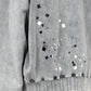 EMBELLISHED BLEACHED PULLOVER