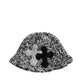 3D cross knit hat