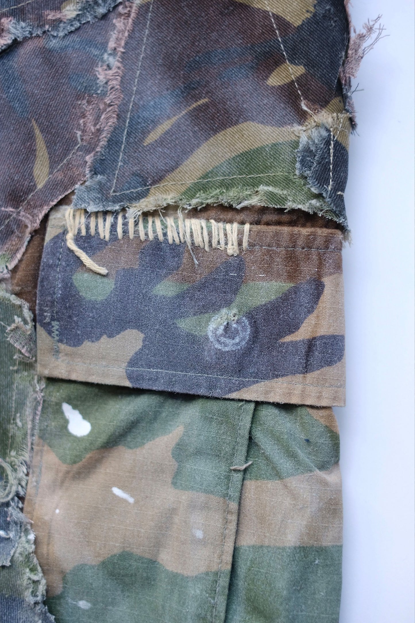 CAMO PATCHWORK DOCKING PANTS