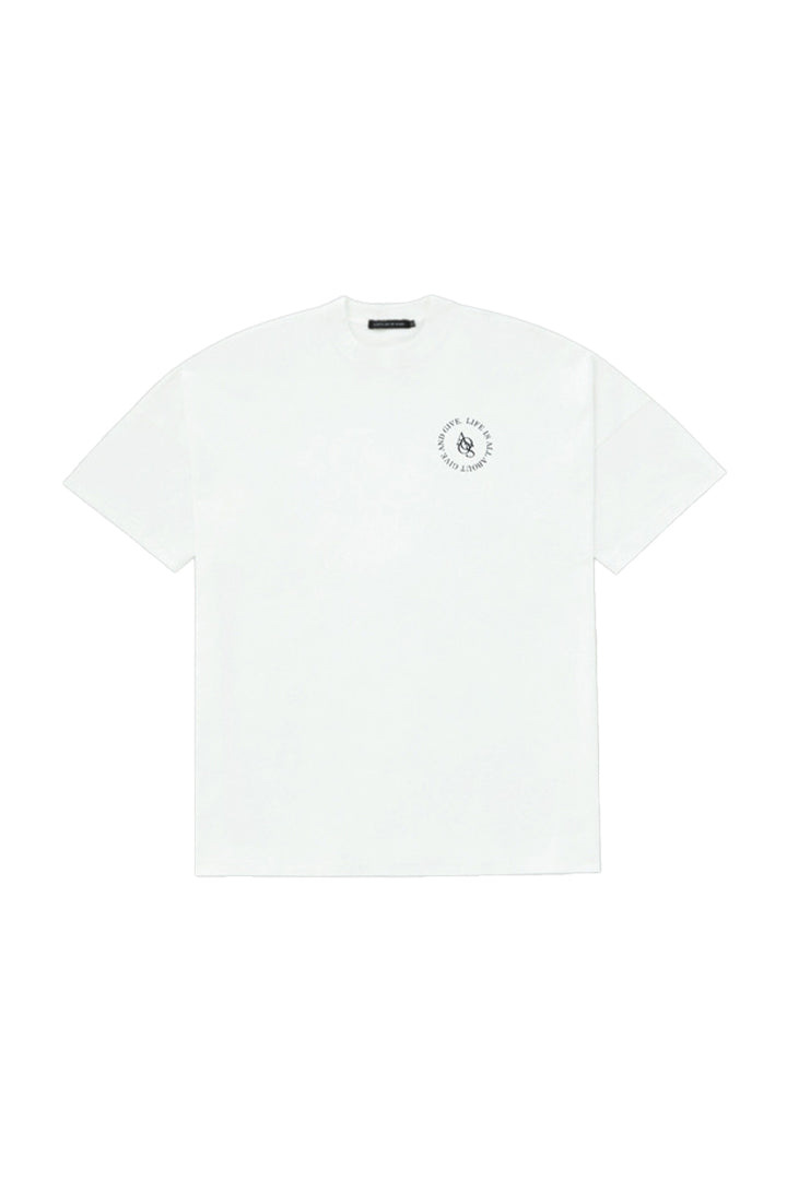 LIFE IS G&G DROP SHOULDER S/S TEE