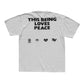 SS T- SHIRT PEACE/WHT